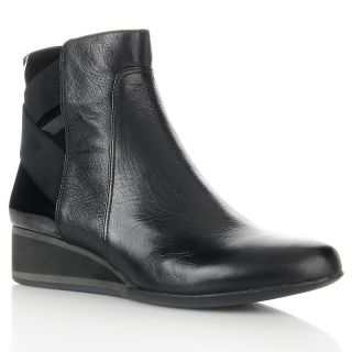 138 910 dknyc dkny active regal leather and patent zip wedge boot