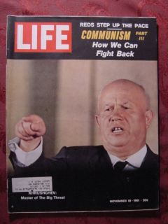  1961 Nov 61 11 10 61 Khrushchev Russia Communism Ethel Kennedy