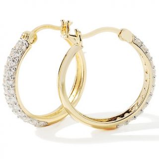 Jewelry Earrings Hoop 1.44ct Absolute™ Pavé Set Hoop Earrings