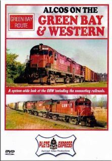  Green Bay Western Railroad DVD New GB w Escanaba Lake Superior