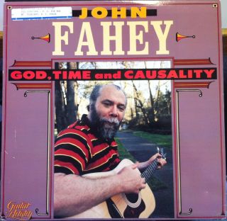 JOHN FAHEY god time and causality LP Mint  SHANACHIE 97006 Vinyl 1989