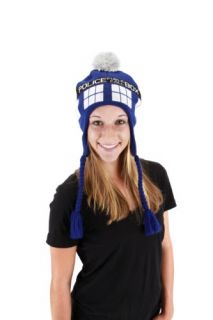 Features of Elope Doctor Who Tardis Laplander, Blue, One Size