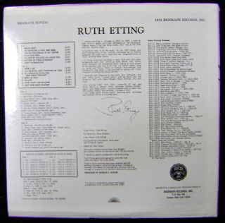 Ruth Etting Hello Baby SEALED BLP C 11 LP