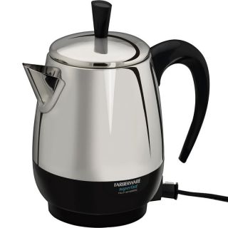 Cup Stainless Steel Percolator, Farberware Electric Coffee Maker Pot