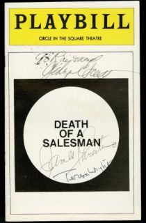 Death of A Salesman George C Scott Vintage 1975 Signed Playbill