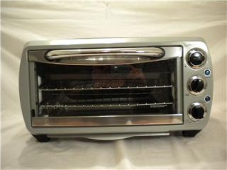 Euro Pro 0 6 CU ft Convection Toaster Oven Black Silver TO161
