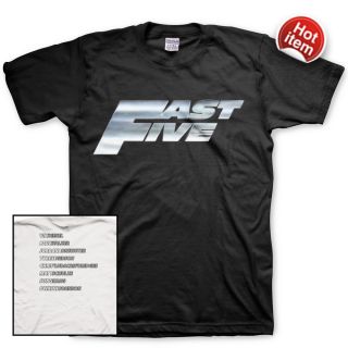 Fast Five Actor starring Movie 2 Side T Shirt s 3XL