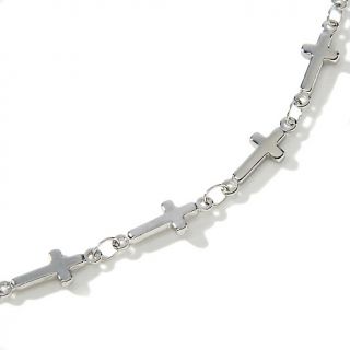 156 063 michael anthony jewelry 18 stainless steel cross link necklace
