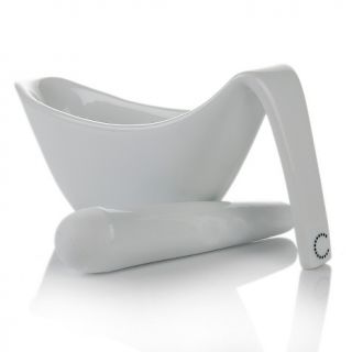 Curtis Stone Bump and Grind Ceramic Mortar and Pestle