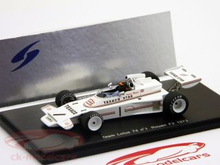 Emerson Fittipaldi Lotus 74 1 Rouen F2 Formula 2 1973 1 43 Spark