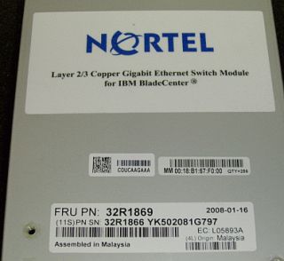 IBM Nortel 32R1869 32R1866 EL4512029 Layer 2 3 Switch