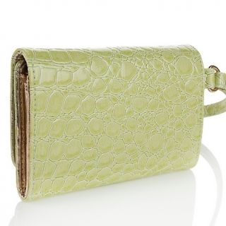 Universal Cellphone Fashion Wallet with Wrist Strap   Lime Green at