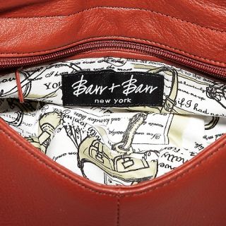 Barr and Barr Leather Satchel Handbag with Tassels