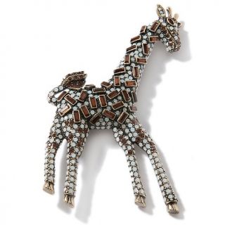 165 419 heidi daus spotted beauty crystal giraffe pin note customer