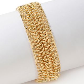 167 903 technibond diamond cut woven link bracelet rating 3 $ 49 98 s