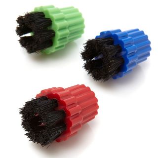 179 003 h2o h2o mop x5 round nylon brushes for handheld unit 3 pack