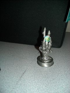 PEWTER CASTLE OF HOPE ROOK CHESS PIECE FROM FANTASY OF THE CRYSTAL