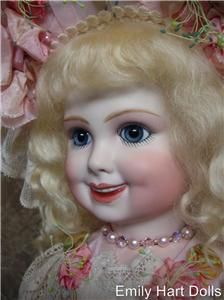  203 Antique Reproduction Bisque Doll Head Only by Emily Hart