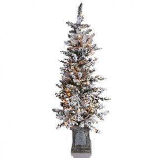 187 391 colin cowie colin cowie 4 flocked white artificial tree with