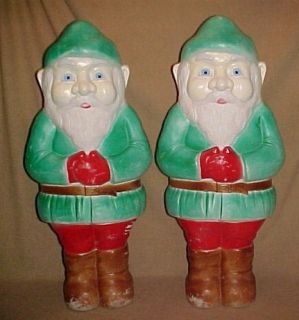 Union Don Featherstone 28 Green Elf Gnome Leprechaun Christmas Blow