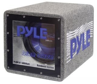 Pyle Car Stereo PLQB8 New 8 Bandpass Speaker Enclosure System 400W