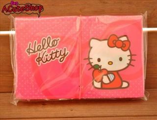 Hello Kitty Expandable File Folders Organizer w/ Apple Sanrio