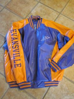 Universtiy of Evansville College Jacket Steve Barrys Purple Aces U of