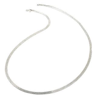 201 895 la dea bendata sterling silver 5 strand bar link 36 necklace