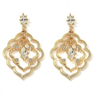 185 321 r j graziano gold coast marquise stone dangle earrings note