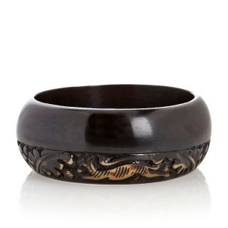 215 846 bajalia ajit carved floral design bangle bracelet rating be