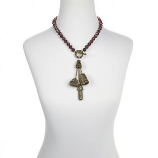 Jewelry Necklaces Drop Heidi Daus Double Trouble Tassel Charm