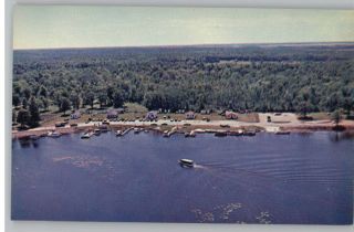 PostcardLeech LakeFederal Dam,Minnesota/MN Fishing