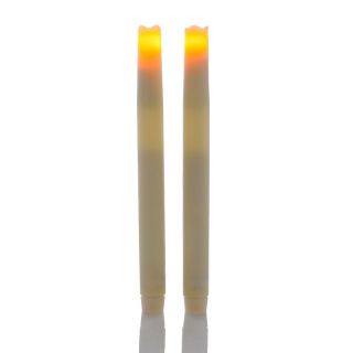 217 329 highgate manor set of 2 flameless wax taper candles note