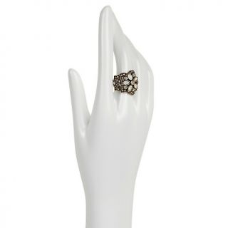 214 681 heidi daus sparkling luminescence crystal accented flower ring