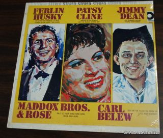 1962 Ferlin Husky Patsy Cline Jimmy Dean SEALED 33 RPM LP Record