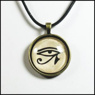 Eye of Horus Egyptian Evil Eye Protection Amulet Pendant Necklace