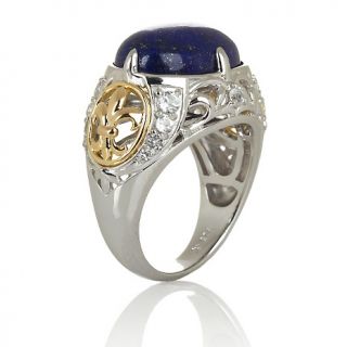 Jewelry Rings Gemstone Victoria Wieck Blue Lapis and White Topaz