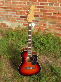 Fender Malibu SCE Acoustic Electric Guitar Vintage Sunburst Solid
