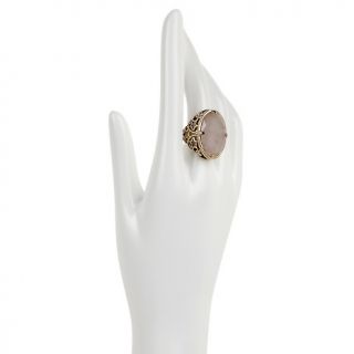 Jewelry Rings Gemstone Studio Barse Rose Quartz Bronze Ring