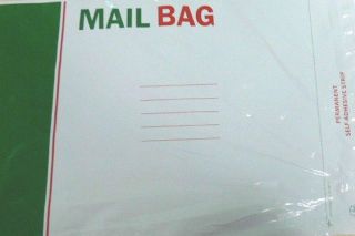 50 Extra Strong Mail Bags 32 x 44cm Polythene Envelopes