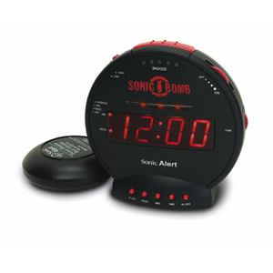 Sonic Alert Sonic Boom Alarm Clock Turbo Charged Loud