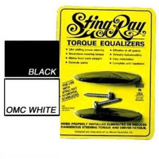  Marine Sting Ray Hydrofoil Stabilizer Torque Equalizers Blk Wht