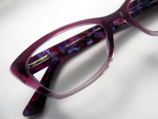 SQUARE Cat Eye Reading Glasses 1 25 Purple Fade Mosaic Tortoise