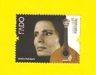 Stamp Portugal 2011 Fado Amalia Rodrigues Amália Fadista Music Fados