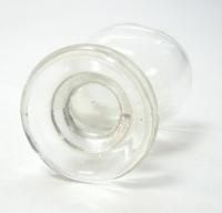 antique clear glass eye wash bath cup click to enlarge