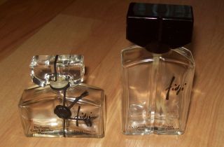 Lot Vintage Fidji Guy Laroche Paris Perfume Empty Bottle