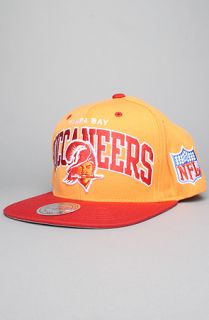 Mitchell & Ness The NFL Arch Snapback Hat in Orange Red  Karmaloop