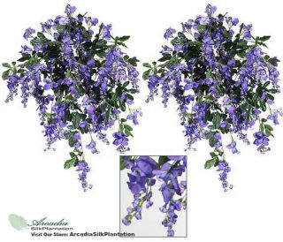 Two 3 Wisteria Artificial Flower Silk Plant Wedding BL