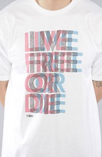 11 After 11 The Live Free Or Die Tee in White
