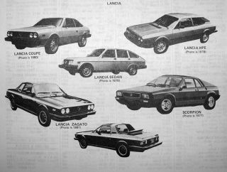 Fiat 124, 128, 131, X1/9, Lancia Scorpion, HPE, Zagato factory parts